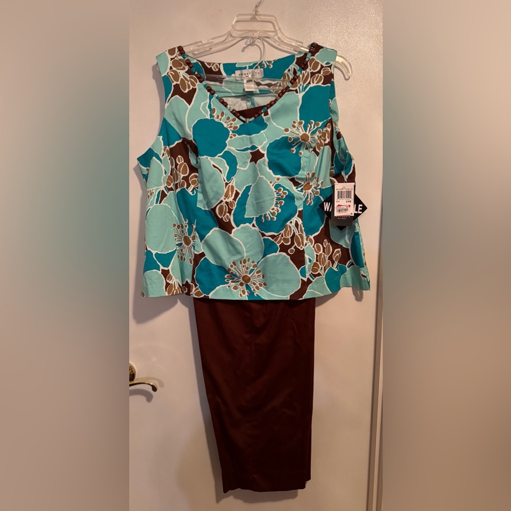 Pants and top two piece said